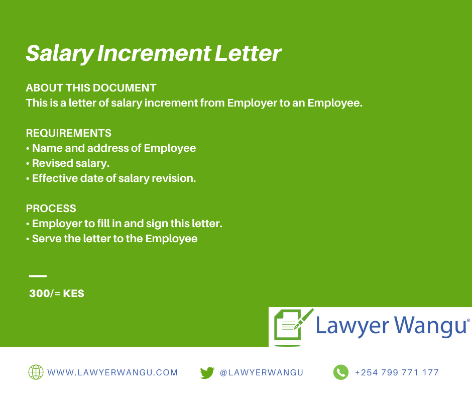 Salary Increment Letter